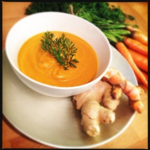 Autumn Detox Carrot & Ginger Soup Recipe